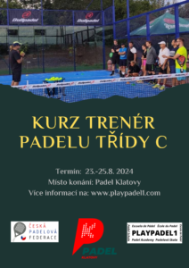 Kurz trenér padelu třídy C