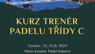 Kurz trenér padelu třídy C